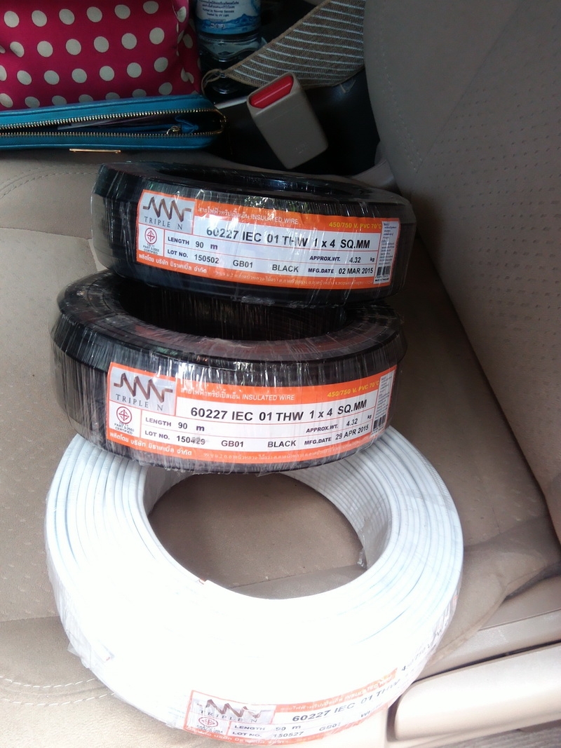 ขายสายไฟ THW เบอร์ 4 Sqmm. ราคามัวนละ 700 บาท (ของใหม่) รูปที่ 6