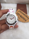 Coach Womens 14501635 White Silicone Strap Signature C Watch