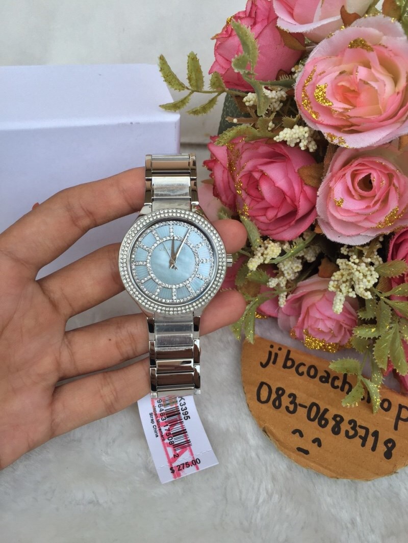 Michael Kors MK3395 Ladies Kerry Silver Tone Watch รูปที่ 1