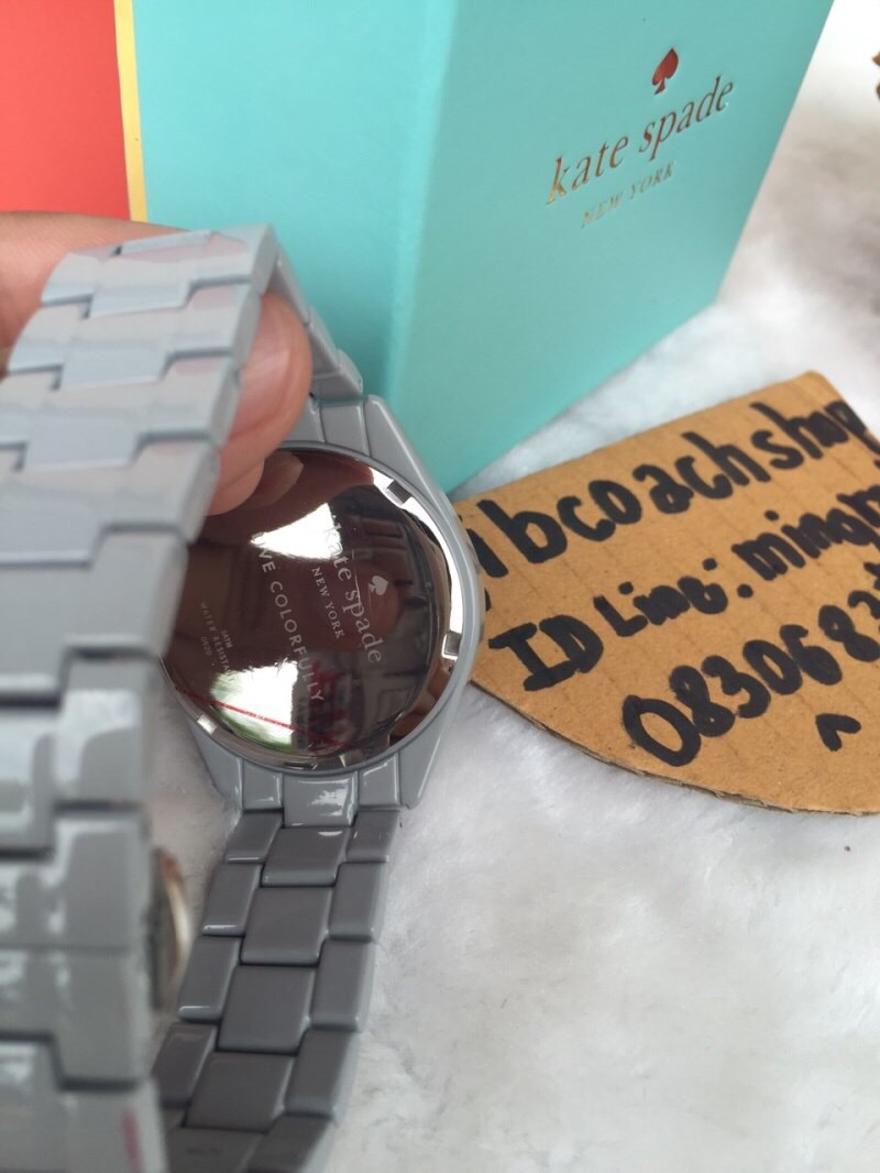 kate spade new york Women's 1YRU0620 Seaport Grand Crystal-Accented Stainless Steel Watch รูปที่ 6