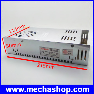 เพาเวอร์ซัพพลาย Power supply AC 110V/220V to DC 12V 30A 360W Converter Transformer Switch Power รูปที่ 1