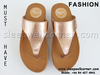 รูปย่อ รองเท้าFlipFlop แฟชั่นผู้หญิง เพื่อสุขภาพเท้า สี Golden Pink ทองอมโอรส ดีไซน์สวย รูปที่6