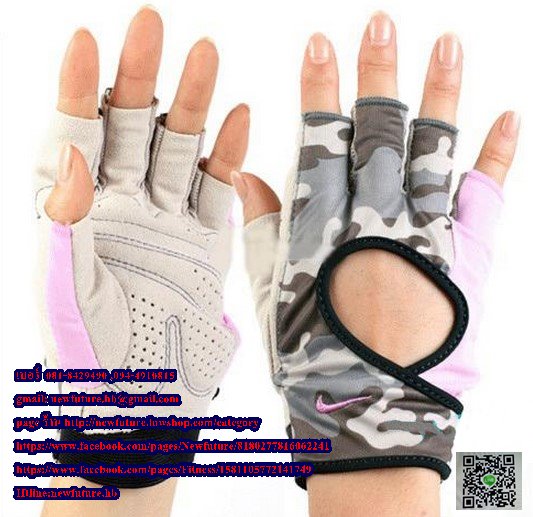 =0=ถุงมือฟิตเนส ถุงมือกีฬา ถุงมืออยกเวท ถุงมือจักรยาน ถุงมือฟิตเนส ถุงมือNIKE Lifting Glove fitness สำหรับคุณผู้หญิง รูปที่ 1