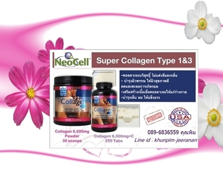 Neo Cell Super Collagen+C 1 & 3 : ช่วยให้ผิวพรรณเกิดความชุ่มชื้น ช่วยเสริมความเรียบตึง ให้กับผิวหนัง ช่วยทำให้ผิวดูเรียบ รูปที่ 3