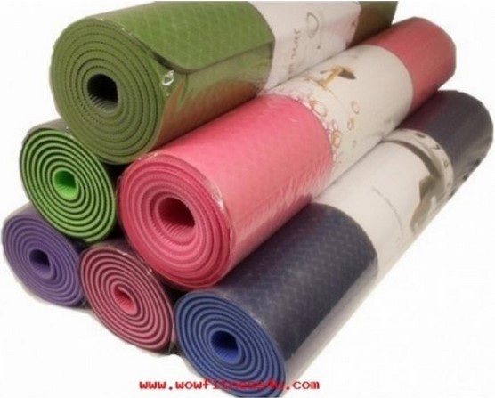 *0*เสื่อโยคะ YOGA MAT เสื่อฟิตเนส FITNESS แบบ TPE คุณภาพดีเยี่ยม ขนาด 6MM โยคะ yoga ทิลาทิส ฟิตเนส เพาะกาย เล่นกล้าม ก รูปที่ 1