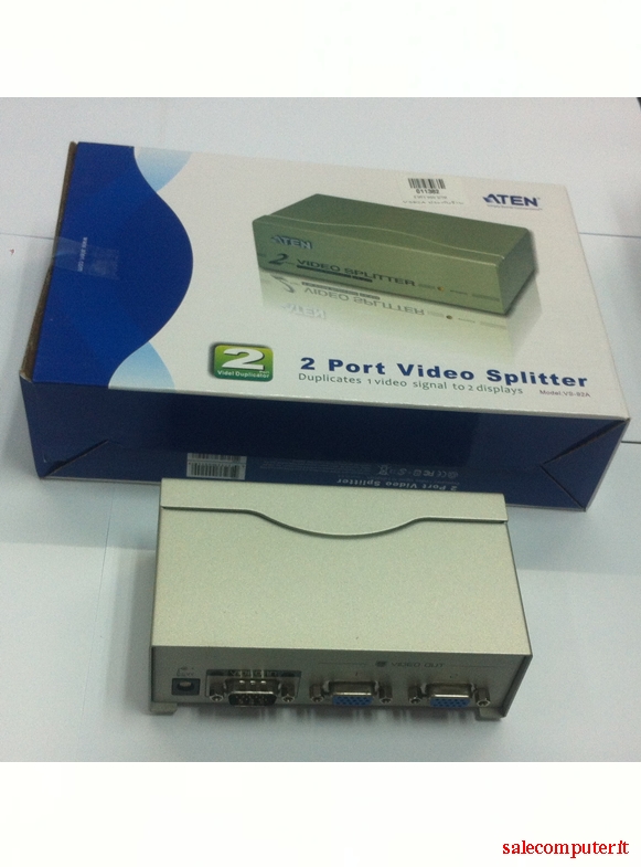 ATEN VGA Splitter 2 Port Duplicates 1 Video Signal in to 2 รูปที่ 1