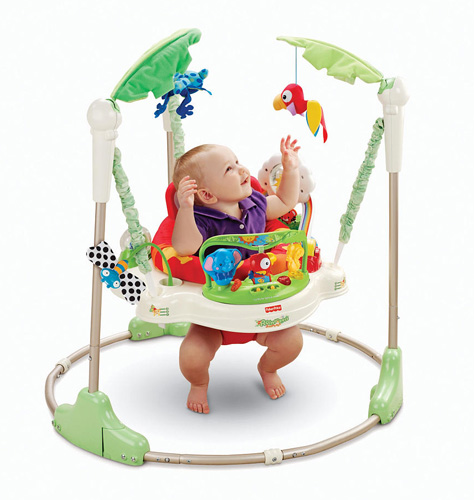 เก้าอี้กระโดด (Jumperoo-Rain Forest) ส่งฟรี รูปที่ 1