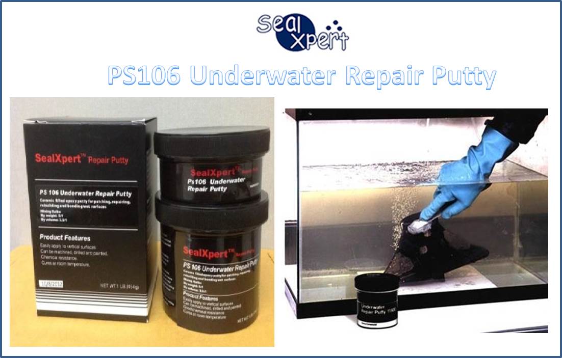 จำหน่าย SealXpert PS106 Underwater Repair Putty อีพ็อกซี่ ชนิด 2 ส่วน ครีมข้น แห้ง ใช้กับงานใต้น้ำและอุณหภูมิปกติ รูปที่ 1