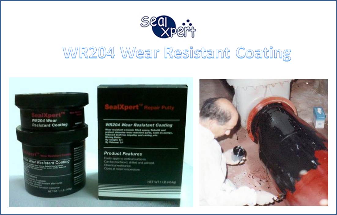 จำหน่าย SealXpert WR204 Wear Resistant Coating อีพ็อกซี่ ชนิด 2 ส่วน ชนิดทา สำหรับงานที่ต้องการความแข็งแกร่ง รูปที่ 1