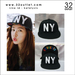 รูปย่อ หมวก NY หมวกแก๊ปสีดำด้านในปัก Brooklyn รูปที่1