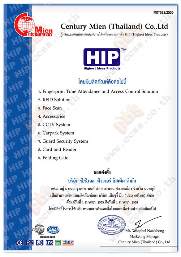 กล้องวงจรปิด CCTV HIP รุ่น CMF286RS รูปที่ 4