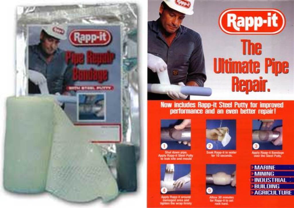 จำหน่าย RAPP-IT เทปซ่อมท่อฉุกเฉิน(นำเข้าจาก USA) รูปที่ 1