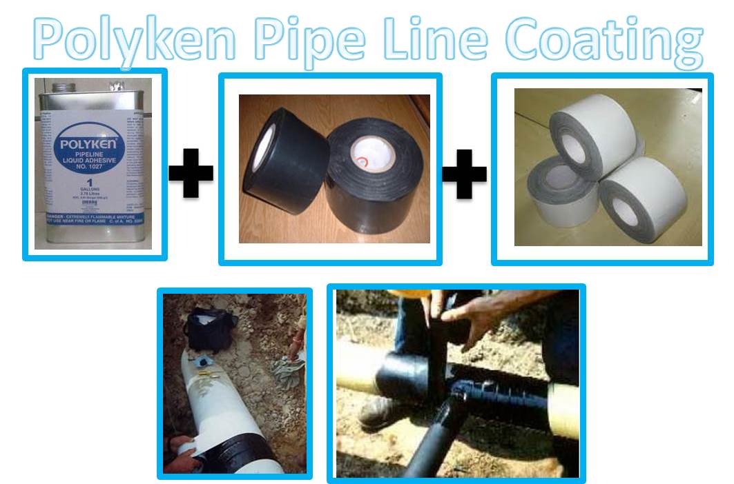 จำหน่ายเทปพันท่อใต้ดิน Polyken Pipe line Coating ใช้สำหรับป้องกันน้ำและป้องกันสนิม สำหรับท่อที่อยู่ใต้ดิน รูปที่ 1