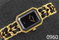 นาฬิกา CHANEL PREMIERE 18K GOLD PLATED ของดี แบรนด์ดัง สวยหรูดูดี น่าใช้ครับ Lady Size 26X20 mm. Size M