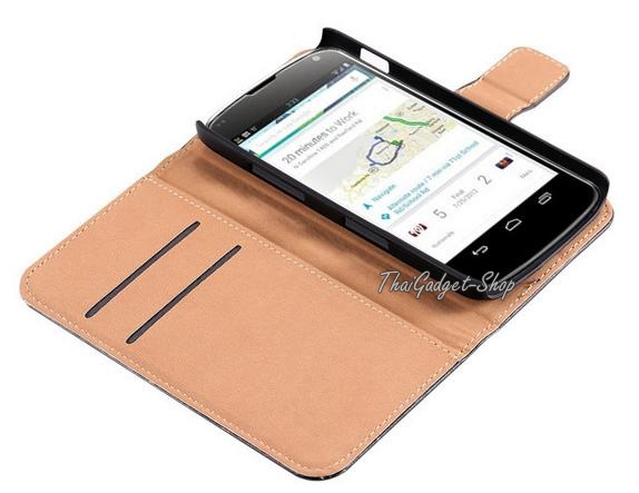 เคส Lg Nexus 4 Luxury Wallet With Card Slot Stand รูปที่ 7