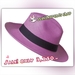 รูปย่อ หมวก Panama Classic Black with Purple band รูปที่1