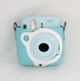 รูปย่อ Fujifilm Instax Mini 8 Camera Protect Leather Case Bag Blue with Shoulder Strap BC27203 รูปที่2