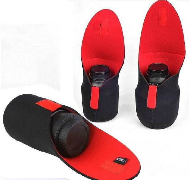 Neoprene Camera Lens Pouch Bag Case Soft Protector XL size สำหรับ รุ่น Canon Nikon Sony BC27271 รูปที่ 2