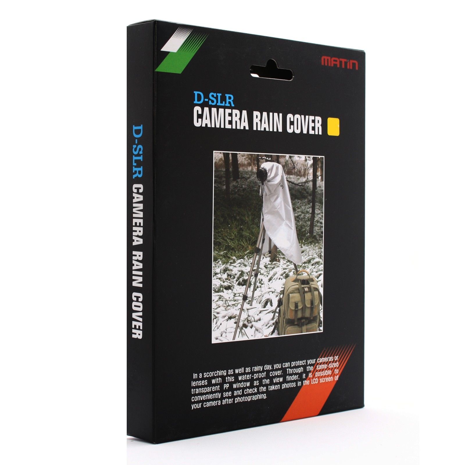 Matin SLR DSLR Camera and Lens Rain Cover Cloth Protector Silver Large 400mm BC27266 รูปที่ 2