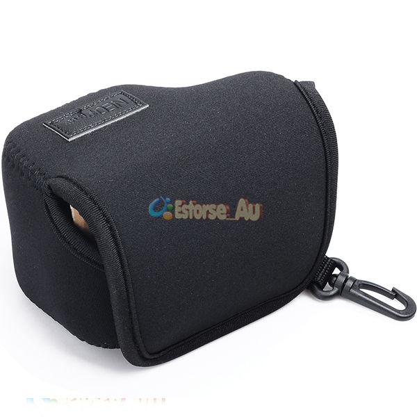 Neoprene Soft Camera Case Bag Pouch สำหรับ รุ่น Sony NEX 5T 5R 3N A5000 16-50mm Black BC27276 รูปที่ 3