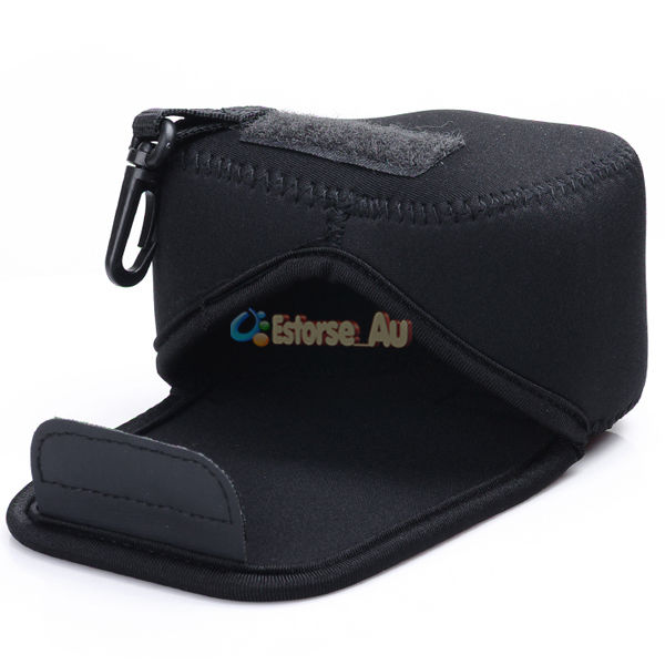 Neoprene Soft Camera Case Bag Pouch สำหรับ รุ่น Sony NEX 5T 5R 3N A5000 16-50mm Black BC27276 รูปที่ 4