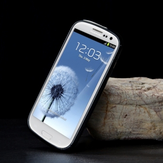 เคสชนิดอ่อน ซิลิโคลนรูปลายรูป Sสีดำ สุดเท่ห์สำหรับ Samsung Galaxy S3 SIII i9300(พร้อมส่ง) รูปที่ 5
