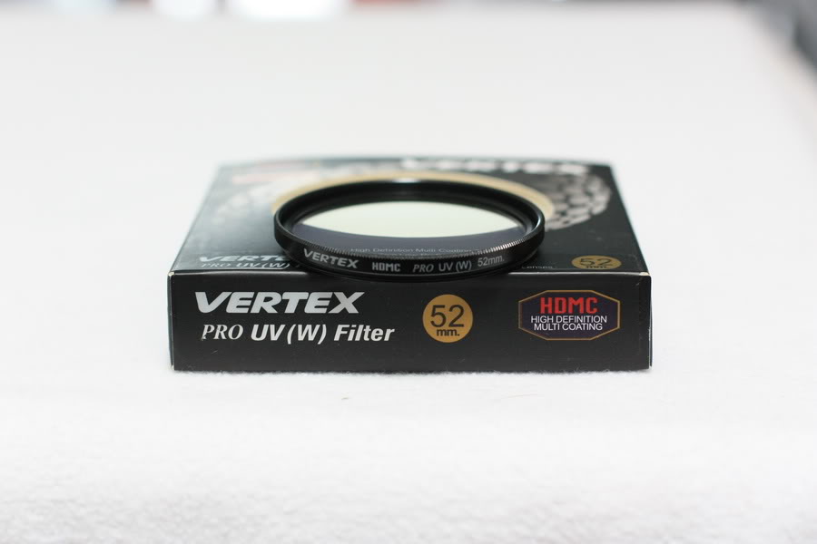 ฟิลเตอร์ Vertex Pro UV(W) 52mm พร้อมกล่อง 200 ส่งฟรี รูปที่ 1