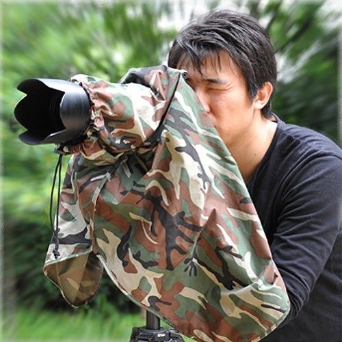 Pro RAIN COVER DIGITAL SLR CAMERA CAM CAMOUFLAGE สำหรับ รุ่น NIKON CANON OLYMPUS SONY S BC27298 รูปที่ 3