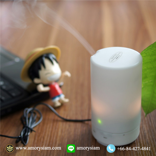 เครื่องพ่นไอน้ำอโรม่าขนาดพกพา 50 มล. รุ่น USB mini Ultrasonic Aroma Diffuser มีสปาส่วนตัวได้ทุกที่ รูปที่ 1