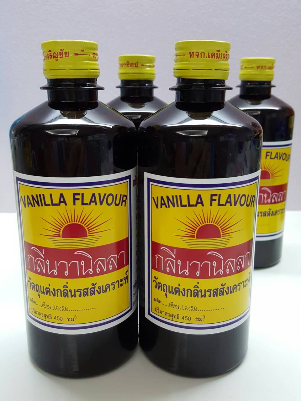 กลิ่นวานิลลา ตราพระอาทิตย์ ใช้แต่งกลิ่นหอมวานิลลาให้กับขนมเค้ก ขนมปัง ขนมถังแตก ขนมชิฟฟ่อน ไส้ครีมขนม รูปที่ 5