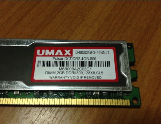 ขาย RAM-PCยี่ห้อ UMAX DDR2-2GB-BUS800MHz CL5 รองรับทุกเมนบอร์ด รูปที่ 3