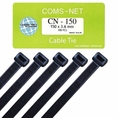 เคเบิ้ลไทร์ 6” (3.6 x 150 มม.) สีดำ (C-NET Cable Tie) @ 15 บาท / ถุง (100 เส้น/ถุง)