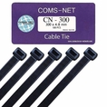 เคเบิ้ลไทร์ 12” (4.8 x 300 มม.) สีดำ (C-NET Cable Tie) @ 55 บาท / ถุง (100 เส้น/ถุง)