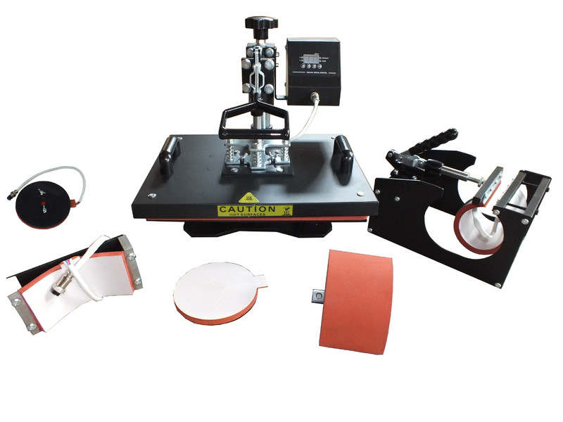 เครื่องรีดร้อน 4 in 1 Heat Press Machine เครื่องสกรีนเสื้อ แก้ว หมวก จาน รูปที่ 6