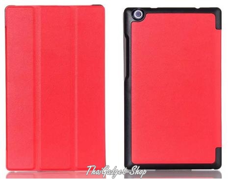 เคส Lenovo Tab2 A8 Ultra-thin Slim Smart 3-folding Stand Cover ตรงรุ่น รูปที่ 4