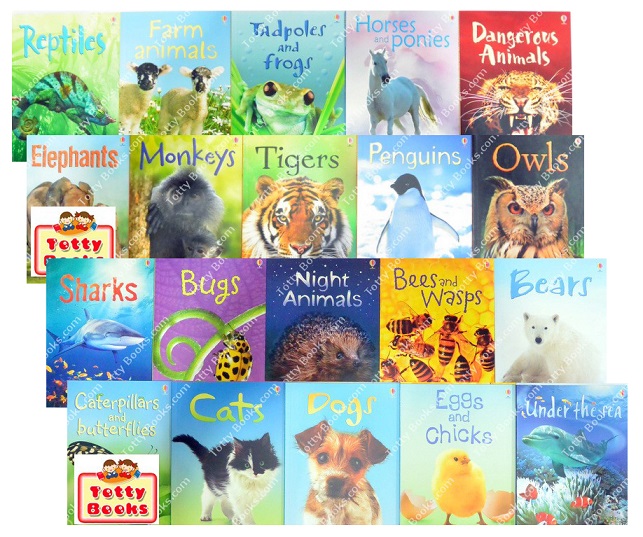 (Age 3 - 12) ดีมากๆ! ชุดฝึกอ่าน เสริมความรู้ชีวิตสัตว์ 20 เล่ม Usborne Beginners Animal Collection (20 Books)  รหัสสินค้ รูปที่ 1
