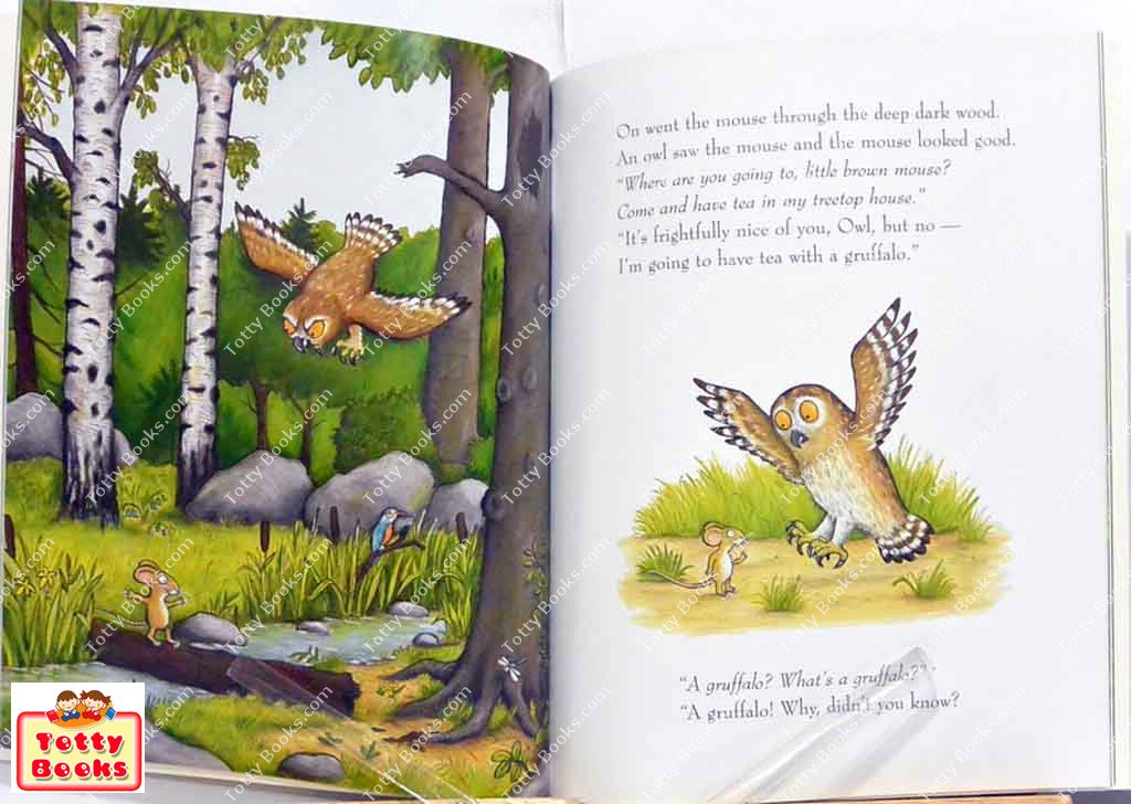 (Bestselling Children Book, Age 3 -10) นิทานโคลงกลอน อ่านเล่น/ก่อนนอน ปกอ่อน Gruffalo (Julia Donaldson, Paperback) รูปที่ 2