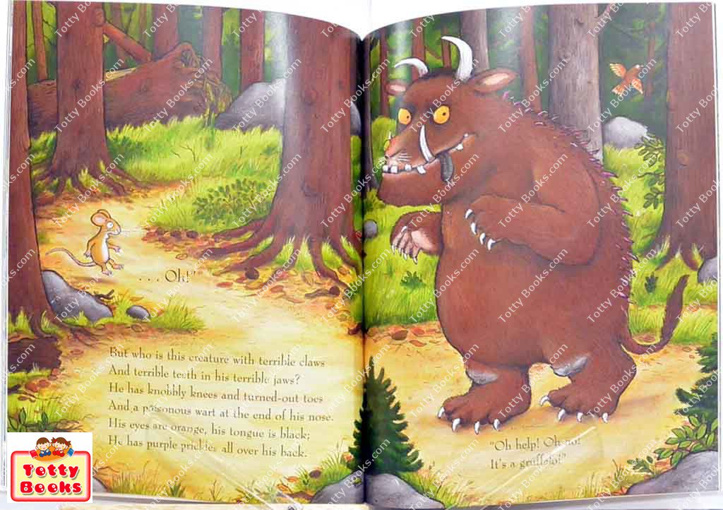 (Bestselling Children Book, Age 3 -10) นิทานโคลงกลอน อ่านเล่น/ก่อนนอน ปกอ่อน Gruffalo (Julia Donaldson, Paperback) รูปที่ 3