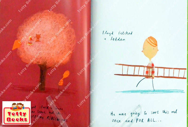 (New York Times Bestseller Author, Age 3 - 8) นิทานอ่านเล่น/ก่อนนอน ปกอ่อน Stuck (Oliver Jeffers, Paperback) รูปที่ 3