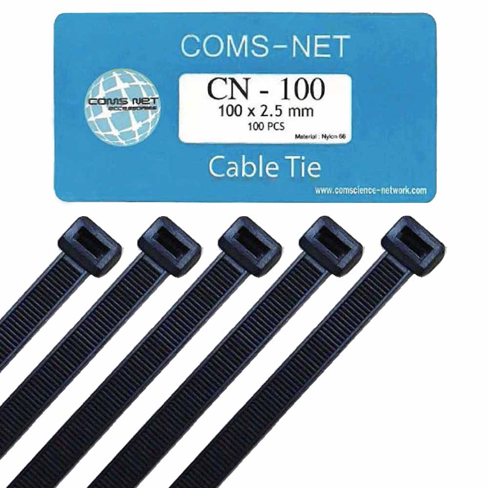Cable Tie zip 4 นิ้ว สีดำ CNET Cable Tie ราคา 7 บาท รูปที่ 1