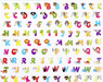 รูปย่อ (Age 3 - 10) สติ๊กเกอร์ตัวอักษรและเลข หลากรูปแบบ 1000+ ดวง Sticker Collection - Alphabet &amp; Numbers (Melissa &amp; Doug) รูปที่2