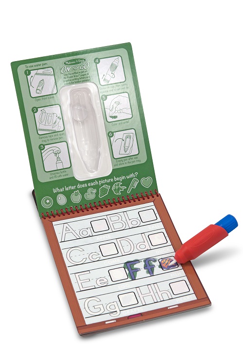 (Age 2-5) หนังสือระบายสีมหัศจรรย์ ไม่เลอะเทอะ ระบายใหม่ซ้ำได้ ตัวอักษร Water Wow Reusable Paint Book (Alphabet) รูปที่ 2