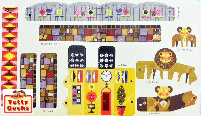 (Age 4 - 9) ส่งเสริมจินตนาการ สวนสัตว์ของชั้น ตุ๊กตากระดาษ My Zoo (Make Your Own Model) รูปที่ 3