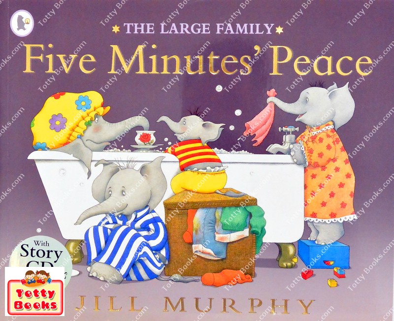 หนังสือเด็กภาษาอังกฤษ น่ารักๆ ขอแม่สัก 5 นาที Five Minutes' Peace รูปที่ 1