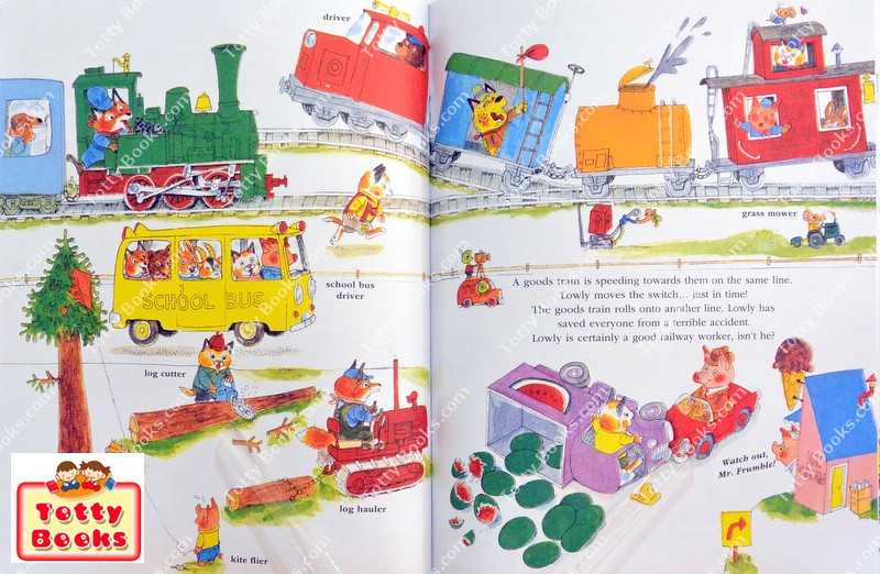 (Age 3 - 7) นิทานอ่านเล่น เสริมคำศัพท์ อาชีพต่างๆ Busiest People Ever (Richard Scarry, Paperback) รูปที่ 3