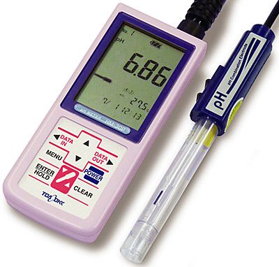 Portable pH Meter เครื่องวัดความเป็นกรดด่าง (HM-30P) รูปที่ 1