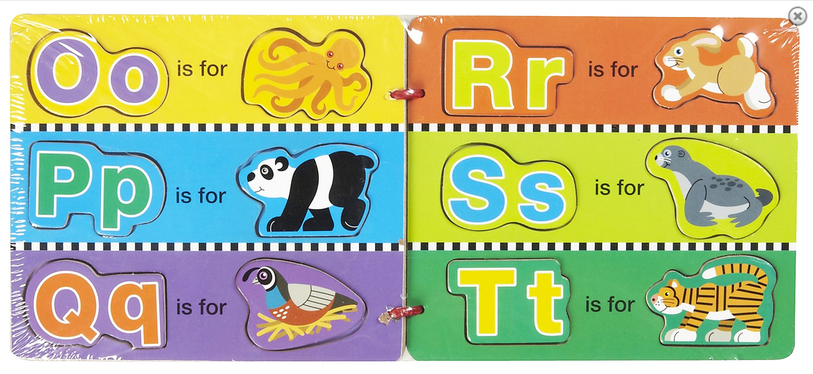 (Age 1.5 - 4) ของเล่นเสริมทักษะ จิ๊กซอว์ชิ้นใหญ่ ตัวอักษร Alphabet Puzzle Book (Melissa & Doug) รูปที่ 2