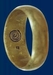รูปย่อ แหวนปลอกมีดหลวงปู่ดู่ วัดสะแก ปี2532 เนื้อทองเหลือง ตอกโค๊ดจมค่ะ รูปที่5