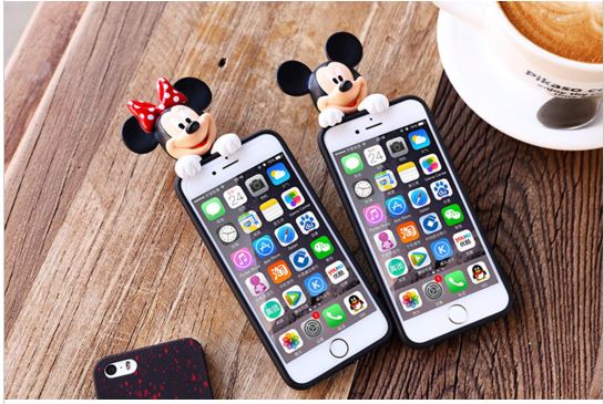 เคสซิลิโคนยางไอโฟน 6/6s ลายมิกกี้เมาส์ รูปที่ 2