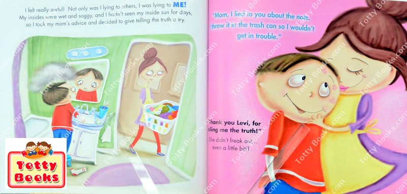 ดีมากๆ (Age 6-12) หนังสือส่งเสริมเด็กดี EQ/MQ แก้ไขเด็กไม่พูดความจริง Lying Up a Storm (Julia Cook) รูปที่ 3